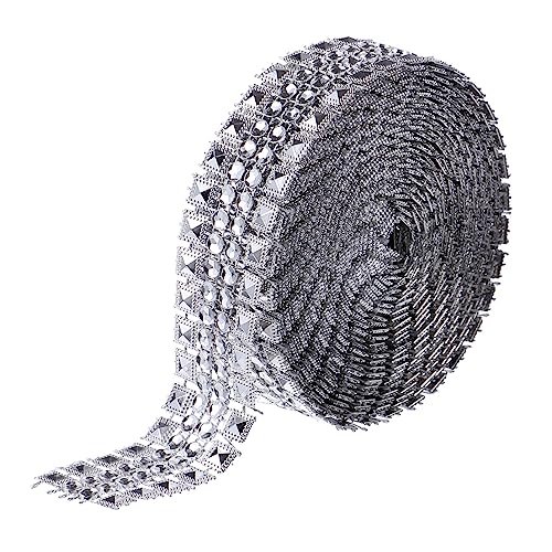 TOKIDNY 1 Rolle Strass Diamantband Funkelndes Selbstklebendes Dekorationsband Für DIY Kunsthandwerk Ideal Für Hochzeits Und Regenbogen Deko änge von TOKIDNY