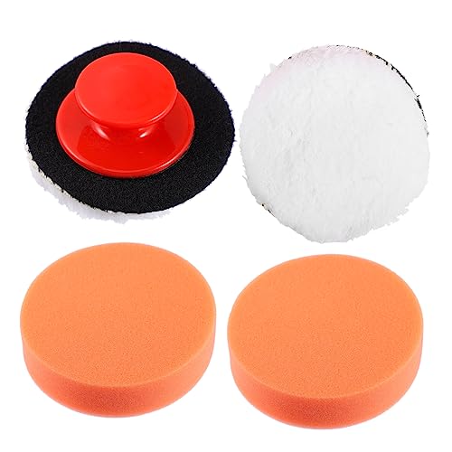 TOKIDNY 1 Satz Polierpad Werkzeuge zur Dachrinnenreinigung Auto Applikatorpad aus Mikrofaser polishing pad politur Pads car Wax Polierschwamm Pads -Reinigungspads Plastik Orange von TOKIDNY