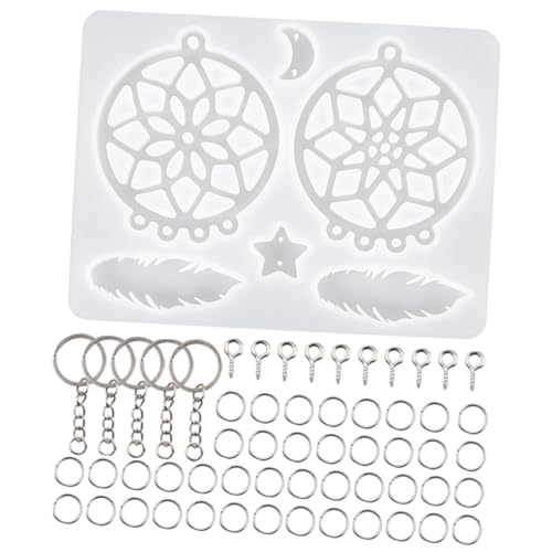 TOKIDNY 1 Satz Silikonform DIY Bastelform -Set für Mädchen Form für قوالب معمول بلاستيك قالب معمول بلاستيك DIY- -Werkzeug Schlüsselanhängerform Epoxidharz Kieselgel von TOKIDNY