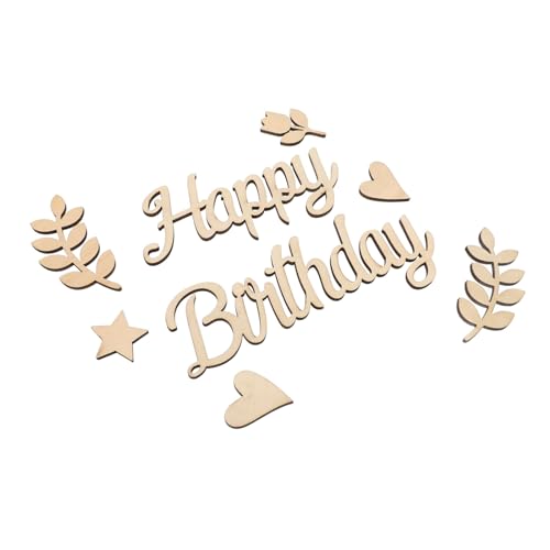 TOKIDNY Holzschild „happy Birthday“ Von Cutout Sign Decor Holzornament Dekoration Heimdekoration von TOKIDNY