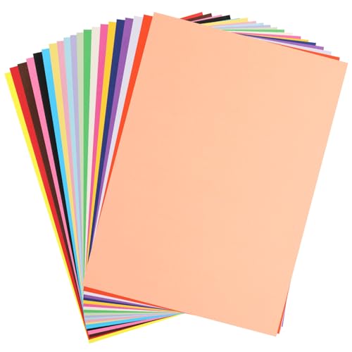 TOKIDNY 100 Blatt Buntes Kartonpapier Farbige Origami Blätter Pastell Und Regenbogenfarben Ideal Zum Basteln Dekorieren Und Gestalten Für Kreative Projekte von TOKIDNY