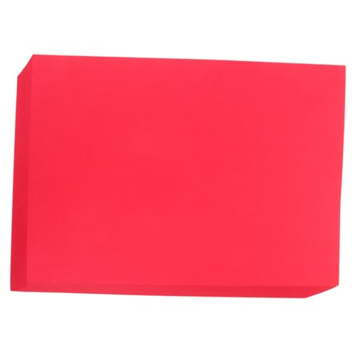 TOKIDNY 100 Blatt Papier Kartonpapier Rot Bastelbedarf Bastelpapier Papier Zum Basteln von TOKIDNY