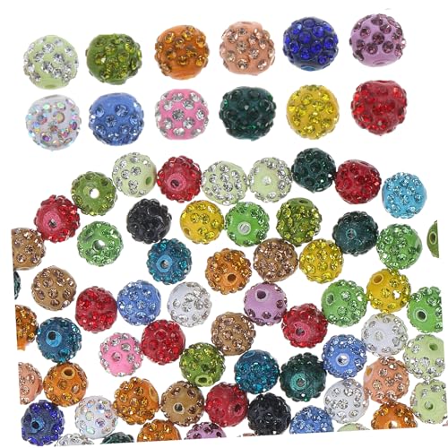 TOKIDNY 100 Stück Polymer Ton Perlen Strass Perlen Perlenarmband Perlenmaterial Kleine Perlen Perlen Halskette Schmuckherstellung Perlen Armbandherstellung Perlen Armband von TOKIDNY