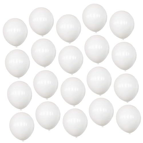 TOKIDNY Luftballons Weiße Geburtstags Weiße Latexballons Hochwertige Partydekoration Für Hochzeit Und Feierlichkeiten Weiße Luftballons Für Stilvolle Anlässe von TOKIDNY