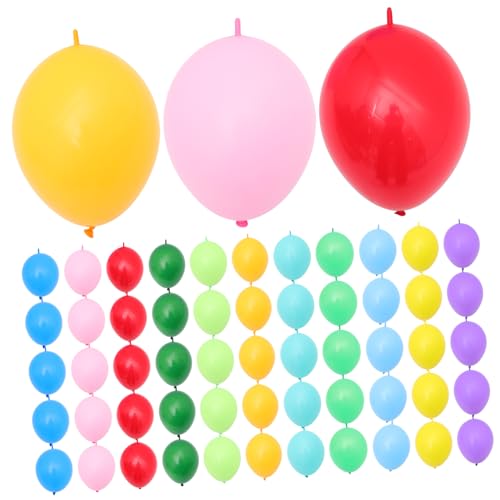 TOKIDNY 100st Schwanzballon Hochzeitsballons Schnell Verbindbare Luftballons Dekorative Luftballons Hochzeitsballon-kit Luftballons Für Die Partyszene Geburtstagsfeier Ballon Emulsion von TOKIDNY