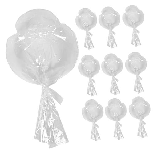 TOKIDNY 10St Bobo-Ball Transparente BOBO-Luftballons Dehnbare Luftballons Festliche Dekorationen Transparente Partydekoration hochzeit gesteckt Geburtstag Luftballons Babyparty-Ballon TPU von TOKIDNY