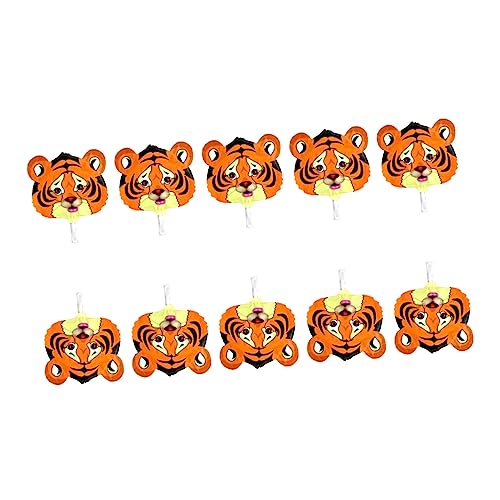 TOKIDNY 10St Tiger-Ballon Partydekoration Partyballon Urlaub Ballon Party Ammer Partyzubehör ' party decorations weihnachtsdeko Tiere Ballons Neujahrsvorräte Aluminiumfolie von TOKIDNY