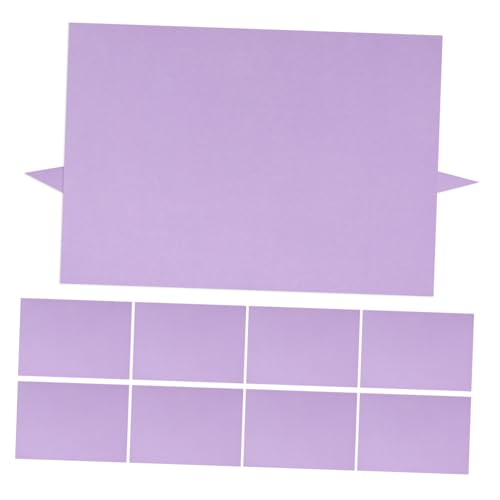 TOKIDNY 10st Kartenvorrat Karton Weihnachten Farbkarton Karton Für Die Kartenherstellung Bastelkarton Farbige Pappe Weihnachtlicher Farbiger Karton Scrapbook-karton Papier Violett von TOKIDNY