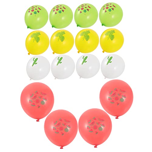 TOKIDNY 16 Stück Hawaii Ballon Hawaiianische Dekorationen Für Partys Für Erwachsene Hawaiianische Geburtstagsparty Dekorationen Kaktus Partyballons Hawaiianische Mottoparty von TOKIDNY