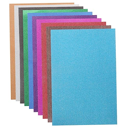 TOKIDNY 20 Blatt Glitzerndes Bastelpapier Selbstklebendes Glitzerpapier Glänzenden Farben Für Kreative Projekte Basteln Und Dekorationen Ideal Für Laternen Einladungen Und von TOKIDNY