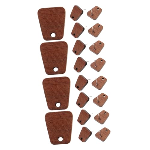 TOKIDNY 20 Stk Ohrringmaterial aus Holz DIY-Orringe Holz Ohrringe Ohrring DIY Sets Holzohrringzubehör zum Basteln Ohrring DIY Zubehör Schmuck Ohrstecker Ohrring Post DIY Ohrstecker Brown von TOKIDNY