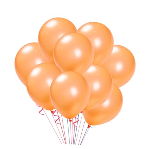 TOKIDNY 20 Stück 10 Zoll Perlmutt Latexballons Orange Verdickte Luftballons Für Geburtstagsdekorationen Hochzeiten Und Partys Ideal Für Festliche Anlässe Und Feierlichkeiten von TOKIDNY