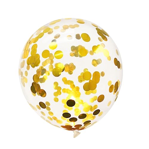 TOKIDNY 20 Stück 12 Zoll Goldene Luftballons Für Den 50 Geburtstag Konfetti Ballons Set Und Druckballons Aus Latex Für Stilvolle Geburtstagsparty Dekorationen Und Partyzubehör von TOKIDNY