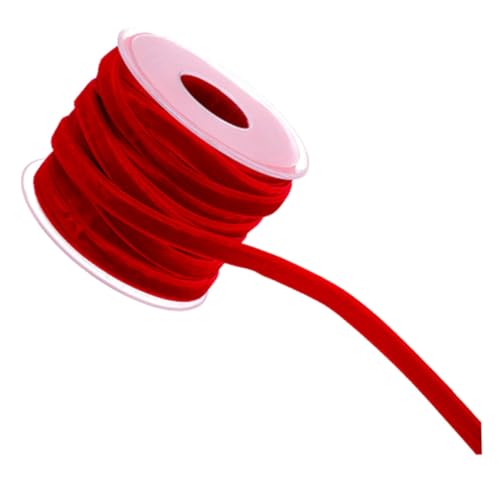 TOKIDNY 20 Yards Nicht Elastisches Band Rot Für Geschenkverpackung DIY Dekoration Kleidungszubehör Und Bastelprojekte Ideales Band Für Zuhause Und Geschäft von TOKIDNY