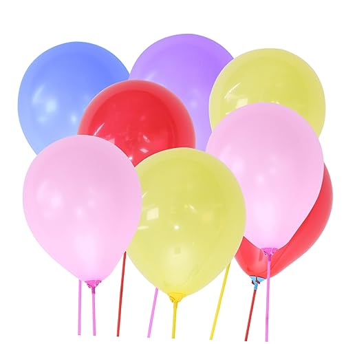 TOKIDNY 200 Stück 10 Zoll Einfarbige Latexballons Zufälligen Farben Für Hochzeiten Und Geburtstagsfeiern Dekorative Luftballons Für Festliche Anlässe von TOKIDNY