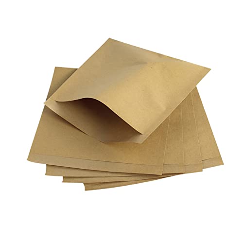 TOKIDNY 200St braune Kraftpapiertüten Beutel zum Verpacken von Keksen Lebensmitteltüten aus Papier kleine braune Papiertüten Cookie-Ärmel Kekstüten kraftpapier sack Kraftpapierbeutel Brown von TOKIDNY