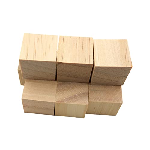 TOKIDNY 200St kleiner Block Bastelwürfel quadratische Würfelblöcke bastelzeug craft holzbrikett Holzblöcke dekoäste geschke dekoring quadratischer Holzblock Würfel selber machen Protokoll von TOKIDNY