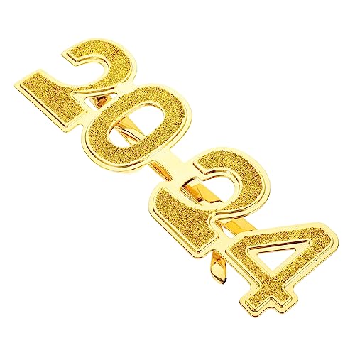 TOKIDNY 2024 Brille Foto-requisiten Für Das Neue Jahr Silvester Neujahrsvorräte Brillen Für Das Neue Jahr 2024 Lustige Partybrille 2024 Neujahrsbrille Lustige Sonnenbrille Dekor Stk Golden von TOKIDNY