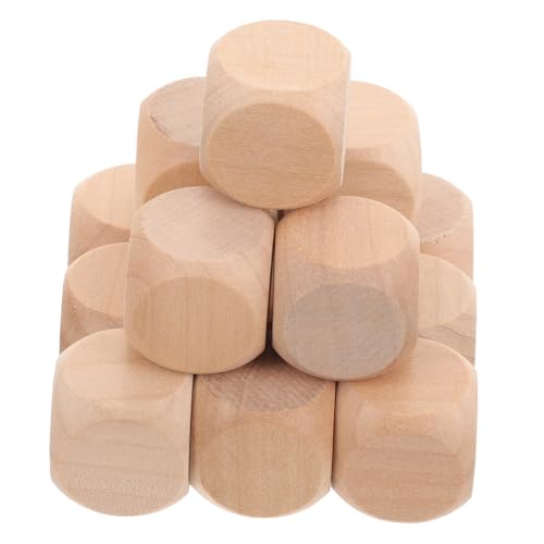 TOKIDNY 20St Holzwürfel puzzlewürfel puzzle cube leeres Würfelspielzeug leere Würfel leeres Spielzeug Bambus von TOKIDNY