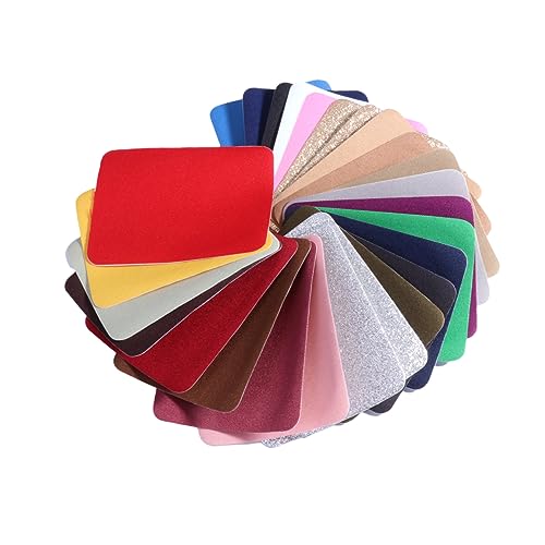 TOKIDNY 26st Stoffaufkleber Reparaturflicken Für Kleidung Sticktuchpaste Flicken Aufnähen Patch Aufnähen Farbreparaturflecken Gestickte Abzeichen Zum Aufnähen Pflaster Aufkleben Colorful von TOKIDNY