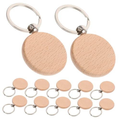 TOKIDNY 30st Schlüsselanhänger Aus Holz Lanyard Für Schlüssel Schlüsselanhängerringe Schlüsselanhänger-organizer Schlüsselhalter Für Die Wand Schlüsselbund Leerzeichen Schlüsselringe Buche von TOKIDNY