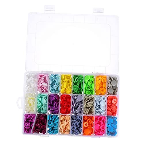 TOKIDNY 360 Sets Bunte Kleidungsknöpfe DIY Kleidungsverschlüsse Handgefertigte Stoffdruckknöpfe Nähzubehör Für Basteln Und Kleidung Φ15mm von TOKIDNY