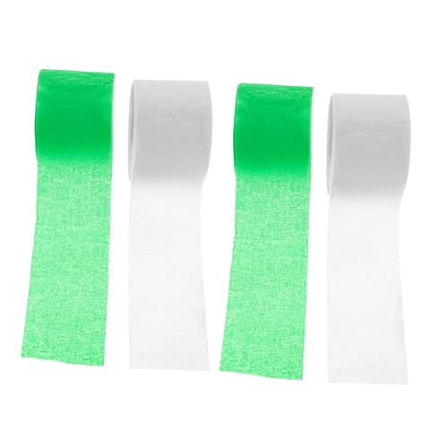 TOKIDNY 4 Rollen Papiergirlande Klebeband Aus Krepppapier Dehnbares Krepppapier Italienisches Krepppapier Bastelkrepppapier Blumenkrepppapier Breites Krepppapier Farbiges Krepppapier von TOKIDNY