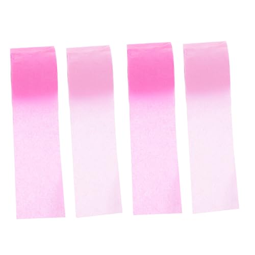 TOKIDNY 4 Rollen Papiergirlande Klebeband aus Krepppapier Dekoration aus Krepppapier Streamer aus Krepppapier hochzeitsdeko hochzeits dekoration geburstagsdeko Feier-Requisite Partyzubehör von TOKIDNY