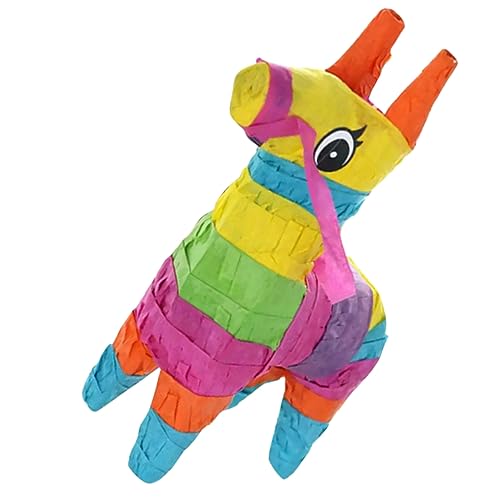 TOKIDNY 4 Stück Piñata Fiesta-Taco-Partyzubehör Partyspielzeug Fiesta-Party-Dekorationen komfetti verpackungsmaterial Pinata-Spielzeug aus Papier Schöne Alpaka-Pinata Kopierpapier Colorful von TOKIDNY