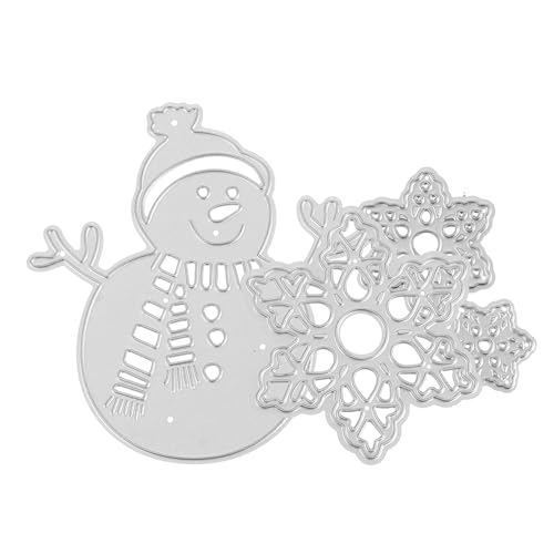 TOKIDNY 4 Stück Weihnachtsstanzen Weihnachts Scrapbooking Zubehör Feiertags Bastelstanzen Schablonen Für Kinder Weihnachts Stanzformen Bastel Stanzformen Weihnachts Scrapbooking von TOKIDNY