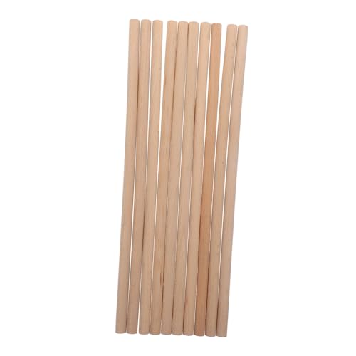 TOKIDNY 40 cm Holztrommelstock-Herstellungszubehör Stock-Herstellungsset Bastelstock-Bündel Holzmaterial sicher für Kinder von TOKIDNY