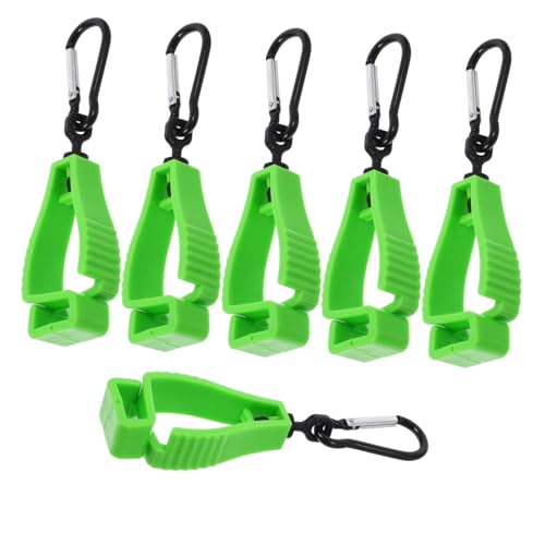 TOKIDNY 6 Stück Handschuhhalter-clips Handschuh-clips Für Arbeitshandschuhhalter, Bauhandschuhe, Karabiner, Kletterhandschuhe, Klemmen, Duty-gürtel, Handschuhhalter von TOKIDNY