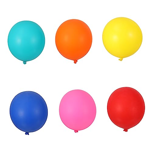 TOKIDNY 6 Stück Latexballons Brautparty Luftballons Wiederverwendbare Dekorationen Hochzeitsballons Babyparty Luftballons Party Dekorationszubehör Luftballons Für Kinder Party von TOKIDNY