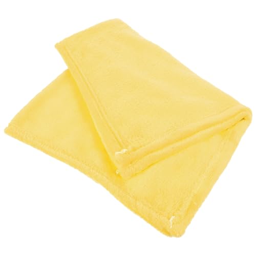 TOKIDNY Decke warm Blanket Blankets Cozy Blanket Plüsch Babyhandtücher Fleecestoff Autohandtuch Boho Gelb Dekor Hund Welpe Sonne Schoß Babyhandtuch Flanell Haustierbettwäsche Yellow von TOKIDNY