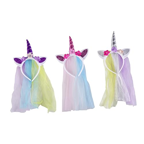 TOKIDNY Einhorn Stirnband Für Karneval Und Tanzpartys Farbenfrohes Kopfschmuck Accessoire Für Kinder Und Erwachsene Ideal Für Fasching Kostümpartys Und Themenfeiern von TOKIDNY