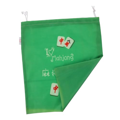 TOKIDNY Mahjong-aufbewahrungstasche Mahjong-beutel Mahjong-einkaufstasche Mahjong-fliesen-organizer Mahjong-spieltasche Mahjong-aufbewahrungsbeutel Mahjong-rack-taschen Oxford-stoff Green von TOKIDNY