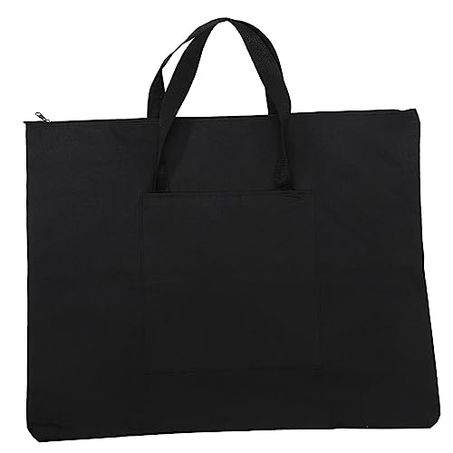 TOKIDNY Maltasche Werkzeugtaschen-Organizer Künstler-Portfolio-Container Malbrett Tasche Handtaschen-Organizer künstlertasche Malerei Tasche Zeichentasche Kunstportfolioträger Plane Black von TOKIDNY