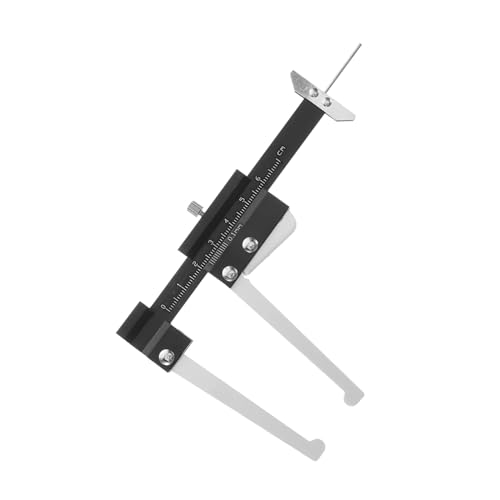 TOKIDNY Reifenprofil-lineal Werkzeug Zum Messen Des Bremsrotordurchmessers Scheibenbremswerkzeug Bremsscheiben-tiefenmesser Reifensattel Bremslehren Messwerkzeug Reifenmesstiefe Legierung von TOKIDNY