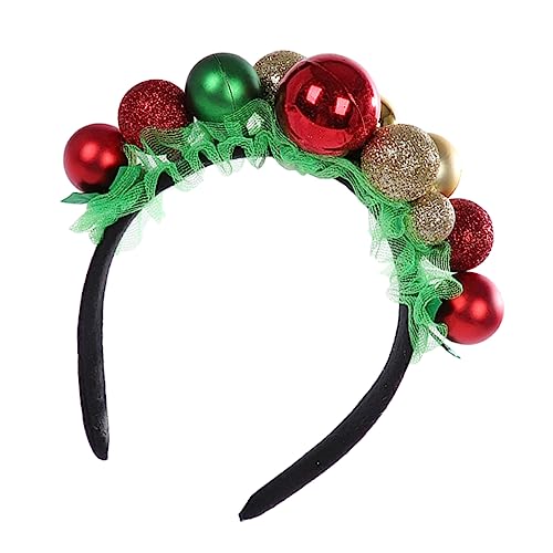 TOKIDNY Weihnachts Tanz Haarband Mit Glöckchen Festliches Party Deko Accessoire Für Erwachsene Und Ideal Für Weihnachtsfeiern Kostümpartys Und Festlichkeiten von TOKIDNY