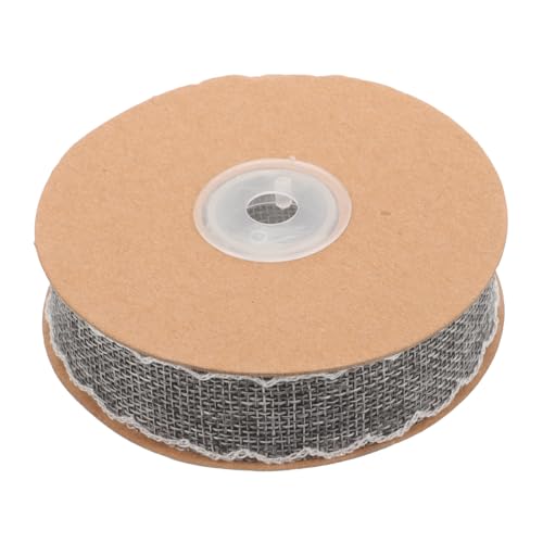 TOKIDNY Würfel 10 Geschenkband selber machen leinentuch home decor ribbon decora dekoring Verpackungsband für Party Blumenband Verpackungsbänder aus Leinen frische Blumenbänder Grey von TOKIDNY