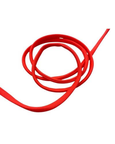 Bordüre Schlauchband Ibiza Bademode genäht Rand elastisch Lycra einfarbig Höhe 5 mm - Fluo Koralle Bordüre Schlauchband Ibiza Bademode genäht Rand elastisch Lycra einfarbig Höhe 5 mm - Fluo Koralle von TOMASELLI MERCERIA