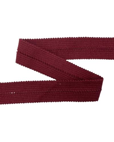 Borte Bordüre Slalom Faltbar Hand Baumwolle Höhe 3 cm - Bordeaux Borte Bordüre Slalom Faltbar Hand Baumwolle Höhe 3 cm - Bordeaux von TOMASELLI MERCERIA