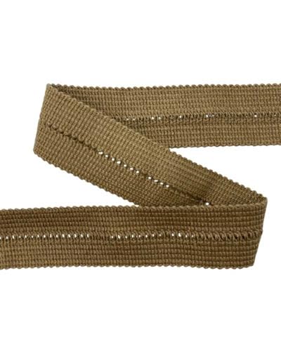 Borte Slalom Bordüre Faltbar Hand Baumwolle 3 cm hoch - Walnuss Borte Slalom Bordüre Faltbar Hand Baumwolle 3 cm hoch - Walnuss von TOMASELLI MERCERIA
