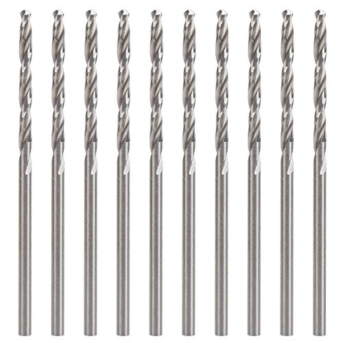 TOOLSGO 10 Stück Spiralbohrer mit geradem Schaft Hochgeschwindigkeitsstahl-Stanzbearbeitungswerkzeuge 2.0mm für das Stanzen und Herstellen von Schmuckperlen von TOOLSGO