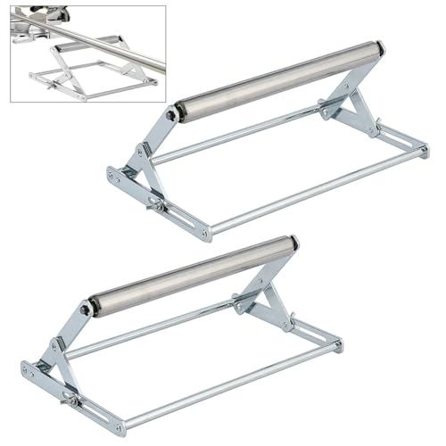 TOOSOAR 2 Stück Verstellbarer Stützrahmen für Schneidemaschinen,Arbeitsböcke für Metallschneidemaschinen,Geeignet Zum Schneiden Von Metall,Holz Und Stein von TOOSOAR