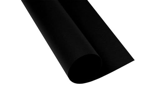 Bastelkarton, DIN A3/ Buntes Bastelpapier/Tonpapier 160 g/m2,25 Blatt, schwarz von Oxford
