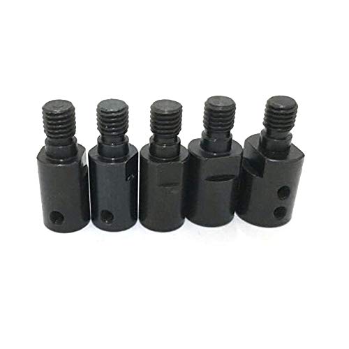 1 Stück M10 Verbindungsstange 5mm/6mm/8mm/10mm/12mm/14mm Stahl Motorwellenkupplung Winkelschleifer Hülse Sägeblattkupplung Verbindungsstange Adapter von TOP-MAX