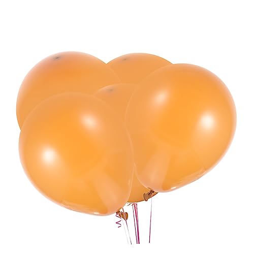 TOPBATHY 100St Sepia-Ballon ' party balloons hochzeitslaken braune ballons party sachen ballongas Retro- Festivalballons hochzeitsdeko Partyballons Foto-Requisiten Emulsion Brown von TOPBATHY