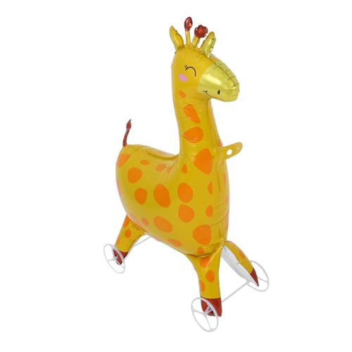 Giraffenballon Partyballons Geburtstagsdekorationen Mit Tiermotiven Ballon-tiere-kit Zoodekorationen Luftballons Für Dschungel-mottopartys Aufblasbare Tiere Yellow Aluminiumfolie TOPBATHY von TOPBATHY