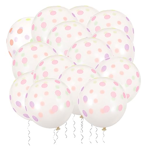 TOPBATHY 1 Packung Fluoreszierender Ballon Im Dunkeln Leuchtende Dekoration Neonballons Leuchtende Partydekorationen Ballons Mit Leuchtenden Punkten Neon Leuchtende Ballons Latexballon von TOPBATHY